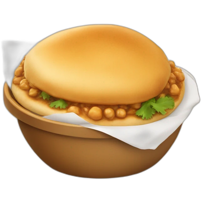 Chole bhature emoji