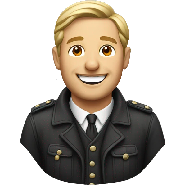 Smiling German man emoji
