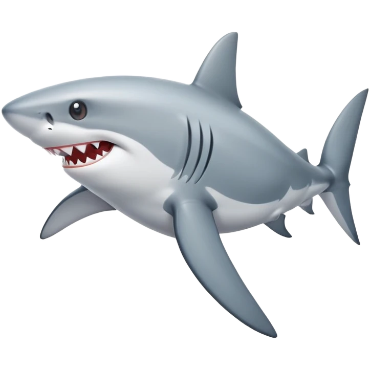 shark wearing shoes emoji