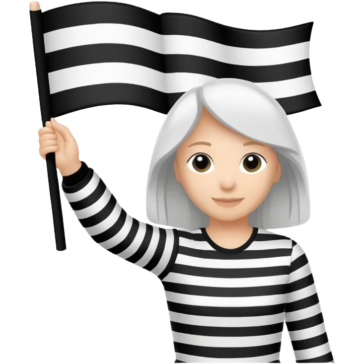 Drapeau de la région bretagne. emoji