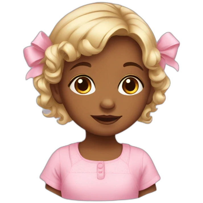smart baby girl emoji