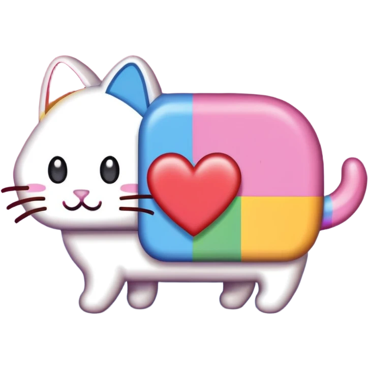heart nyan cat emoji