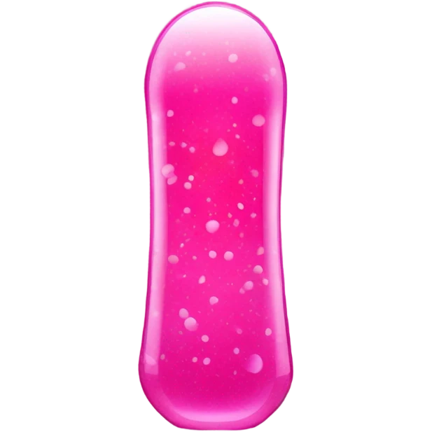 Pink glitter lava lamp emoji