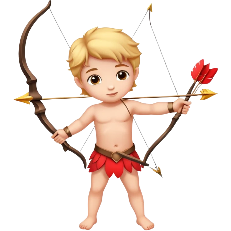 Romantic Cupid’s bow and arrow emoji