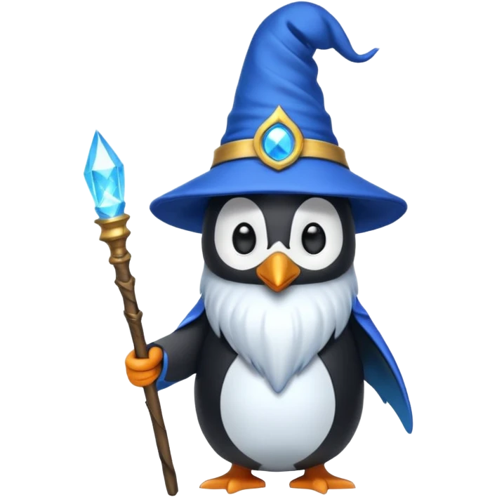 Penguin Wizard emoji