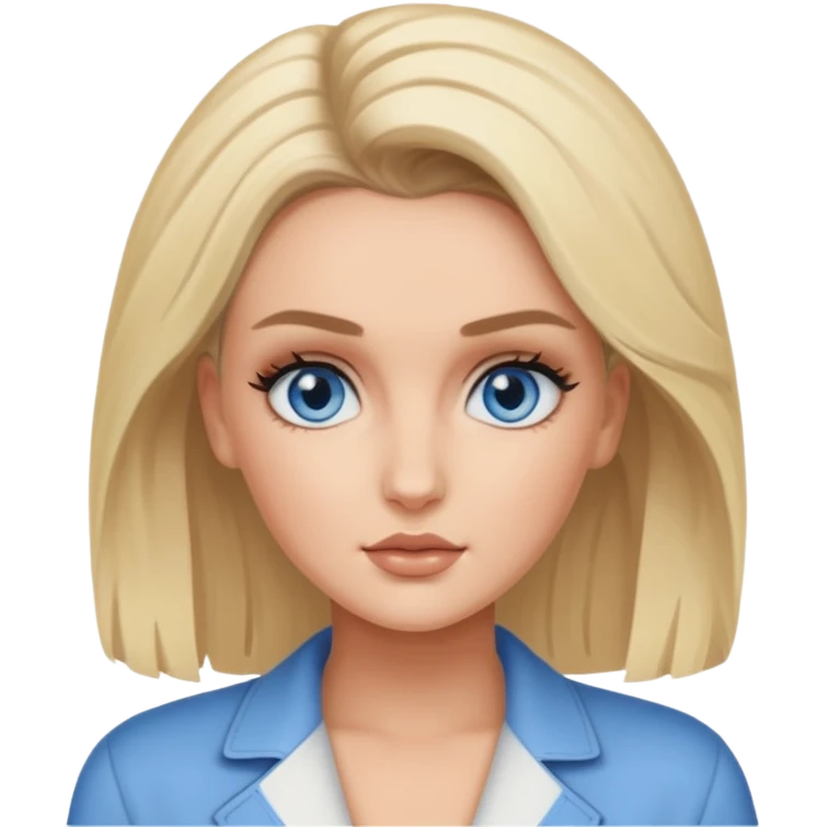 Perrie Edwards blue eyes, blonde hair emoji