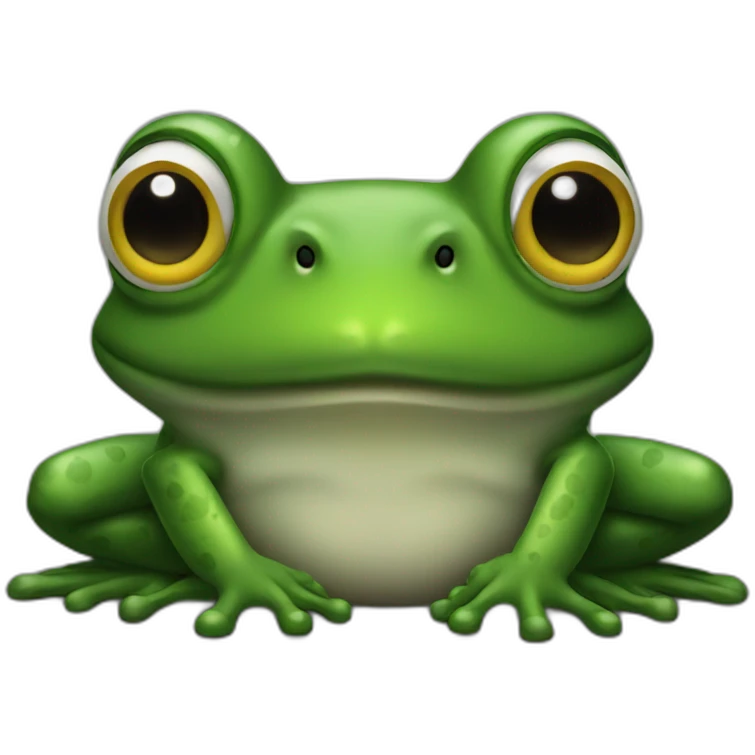 dark frog emoji