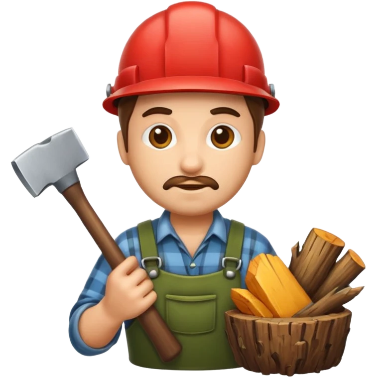 woodcutter emoji