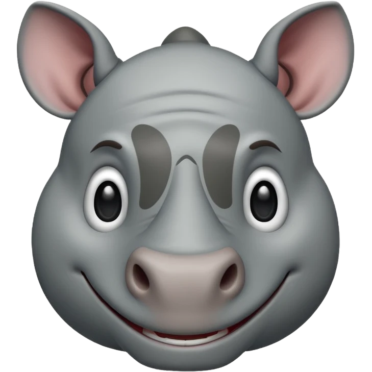 cartoon rhino emoji