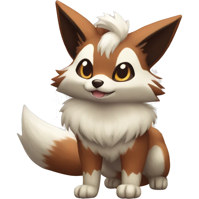 Furret Eevee Lycanroc emoji