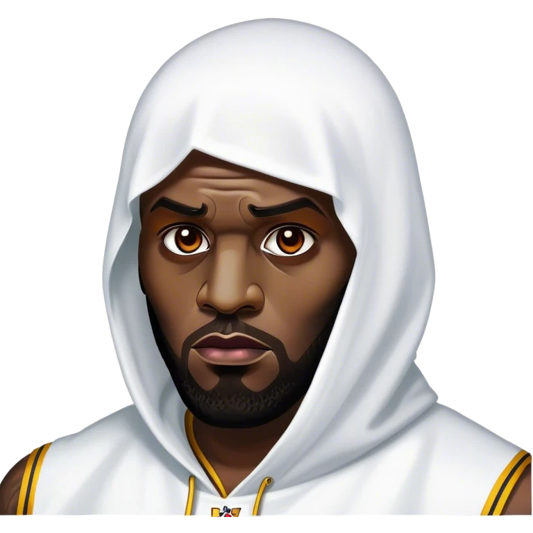 LeBron James as ghost face emoji