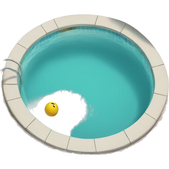 A pool emoji