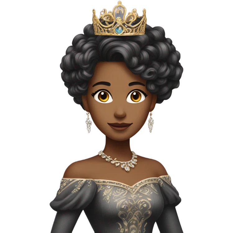 black princess emoji