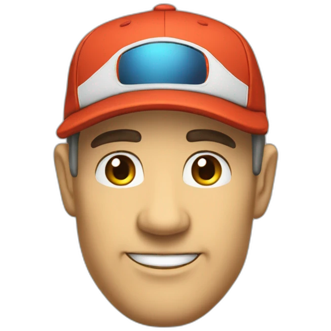 tête coach esport casquette 47 ans emoji