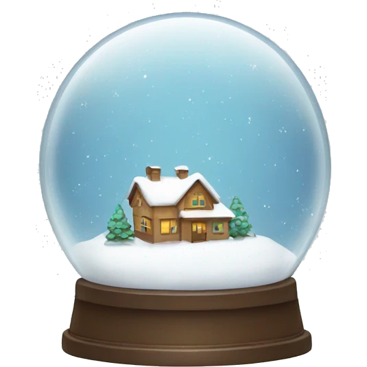 Snow globe emoji