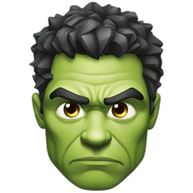 Hulk love eyes emoji