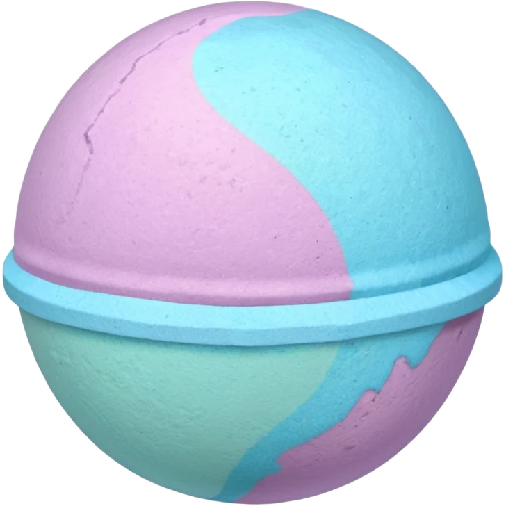 Pastel sparkle glitter glam glam crystal smooth shiny sparkle bath bomb  emoji