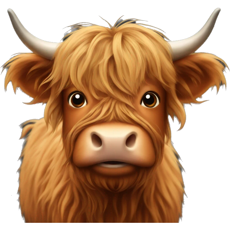 Highland cow emoji
