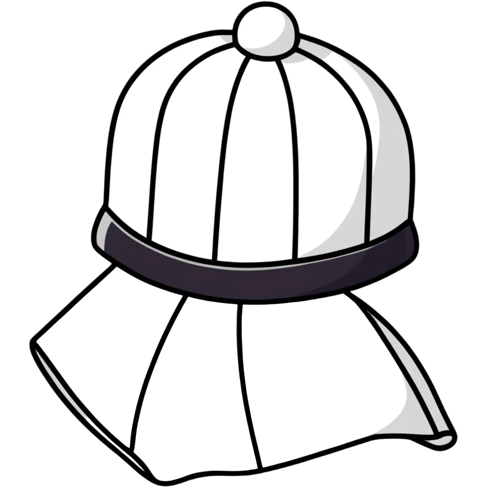 cap with the back visible emoji