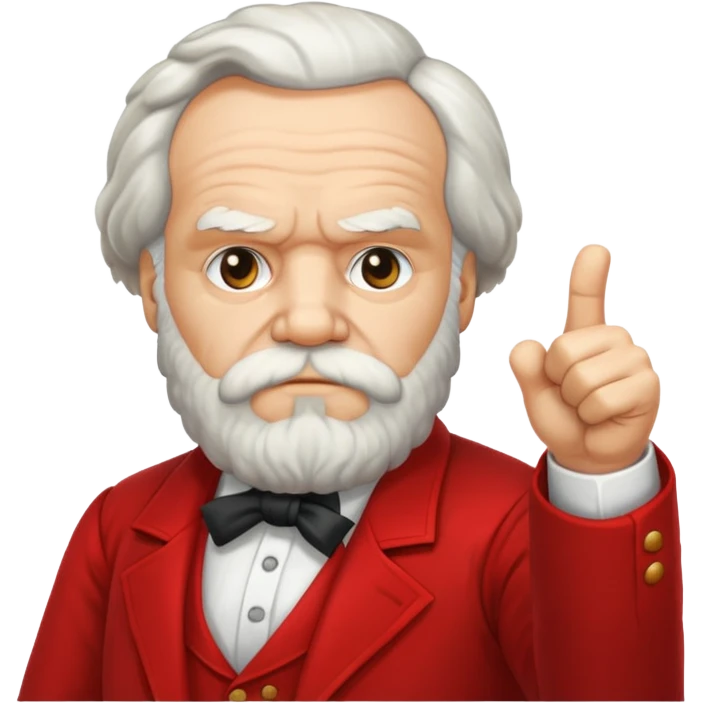 karl marx giving a thumbs down emoji
