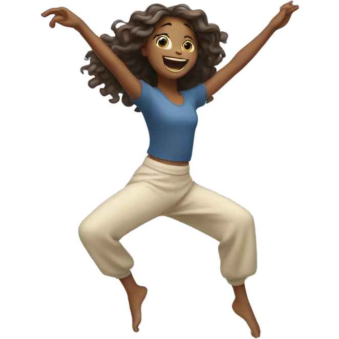 Girl dancing emoji