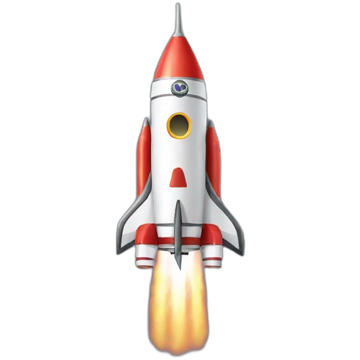 rocket with SHS logo on it emoji