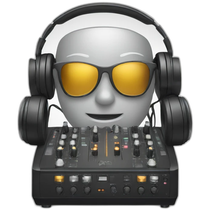 Dj mixer emoji