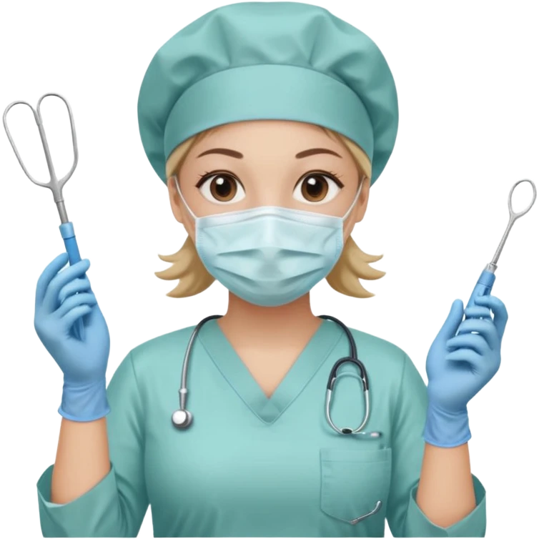 scrub nurse sterile stuff emoji