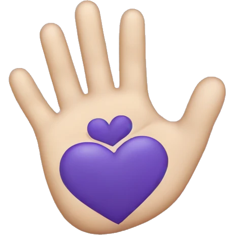 coeur des mains emoji