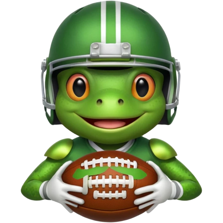 Frog football  emoji