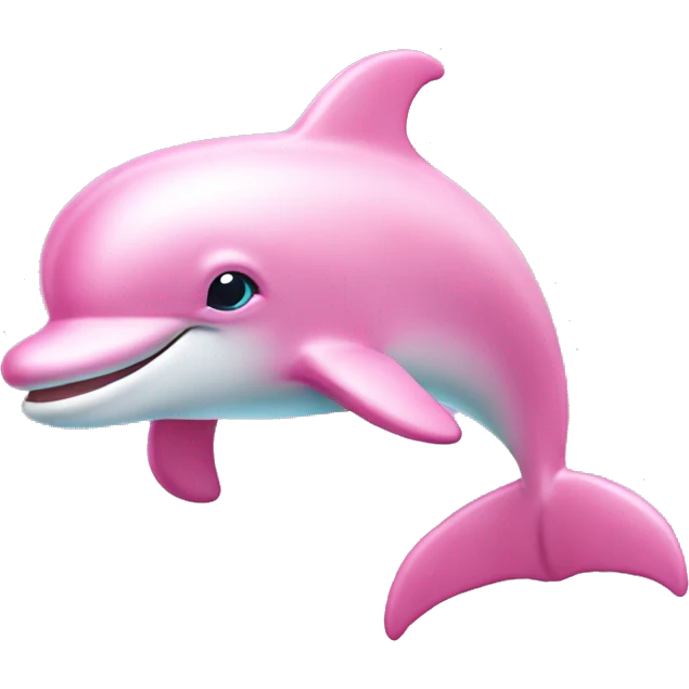 Pastel-pink-colors-dolphin emoji