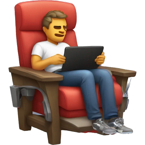 guy, GAMING CHAIR, SLEEPING emoji