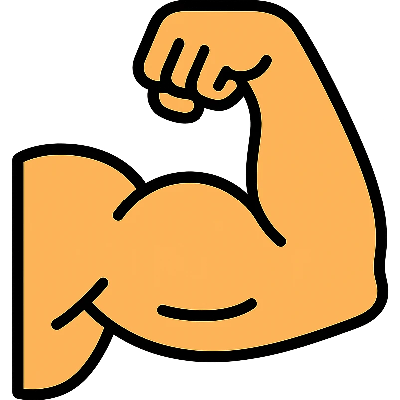 muscle arm emoji