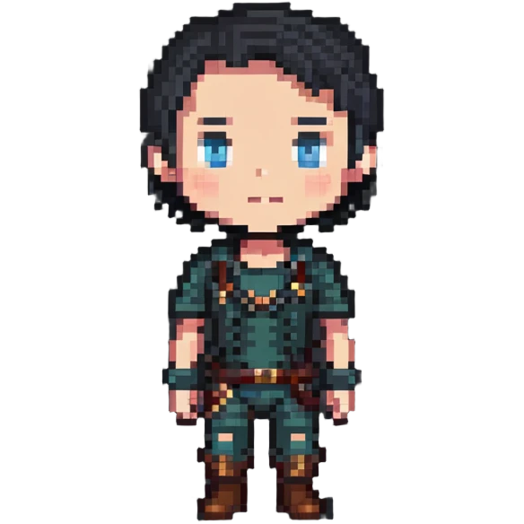 chibi male human character, short proportions, large head emoji