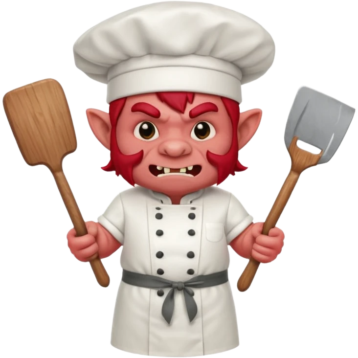 troll the red chef emoji