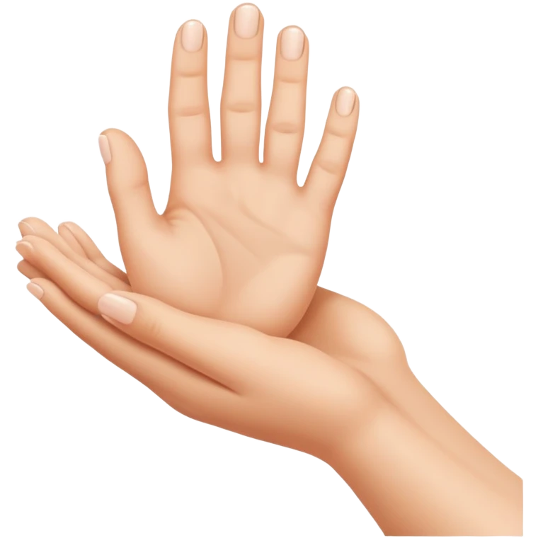 baby hand and mum hand emoji