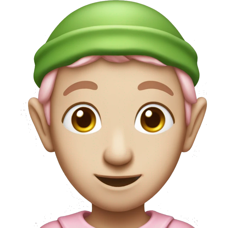 Light pink elf’s emoji