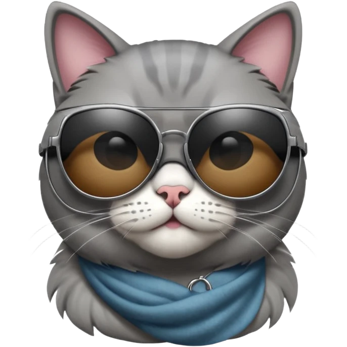 Cat wearing sunglasses emoji
