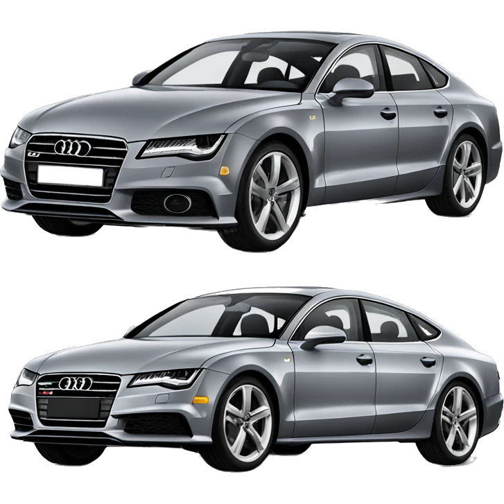 Audi a7 grey emoji