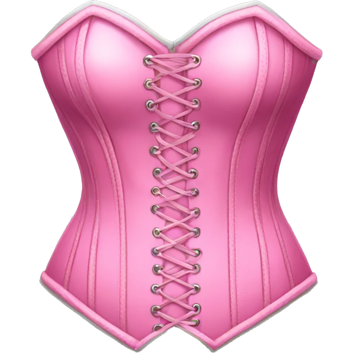 Pink corset  emoji