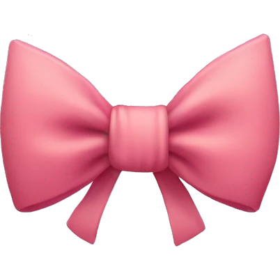 Aesthetic bow emoji
