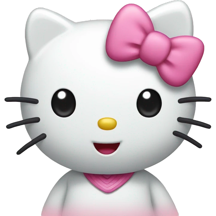 very very happy hello kitty emoji