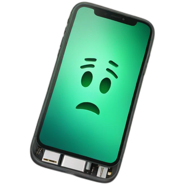 iPhone with USB c emoji