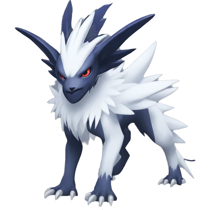 Edgy Cool Nargacuga-Absol-Pokémon Full Body emoji