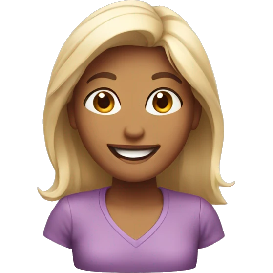happy female emoji