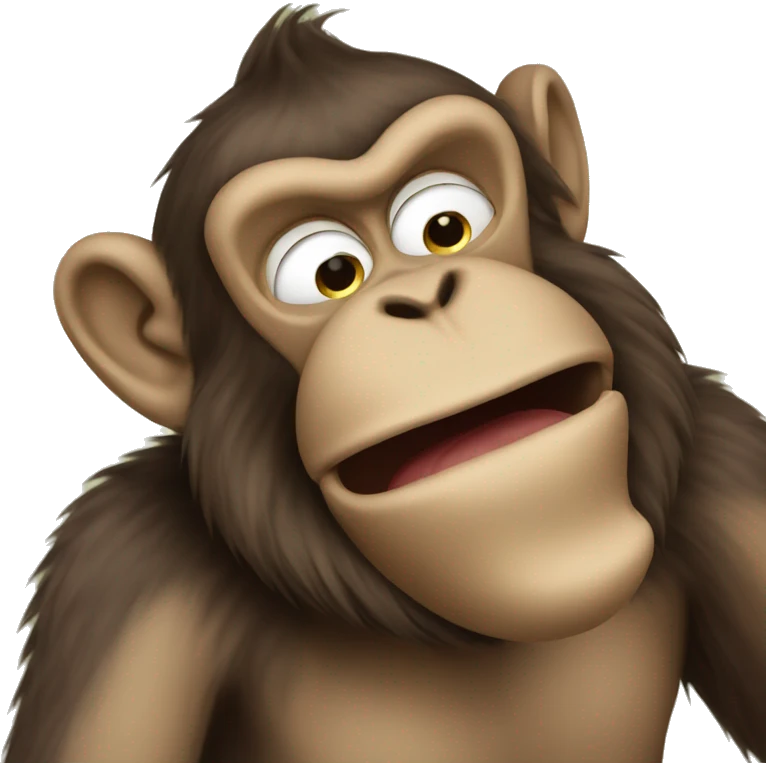 farting monkey emoji