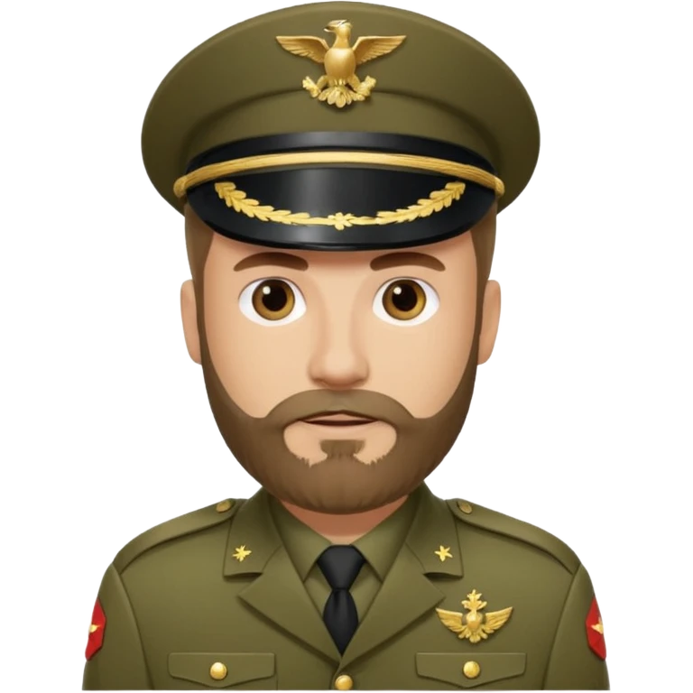 male soldiers with beard emoji