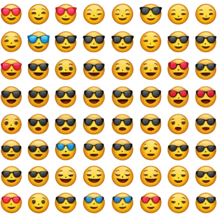 do 20 emojis, different, that dont exist, detailed emoji