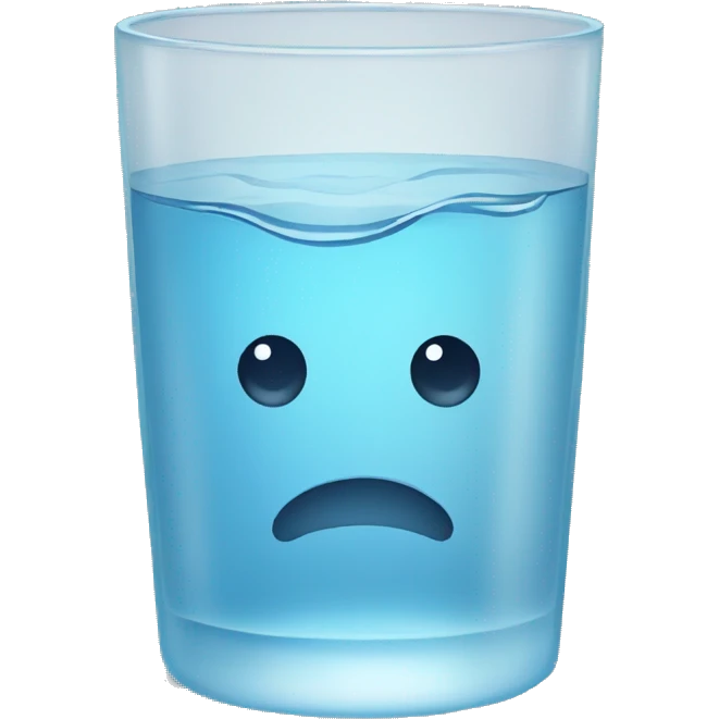 Glas of water emoji
