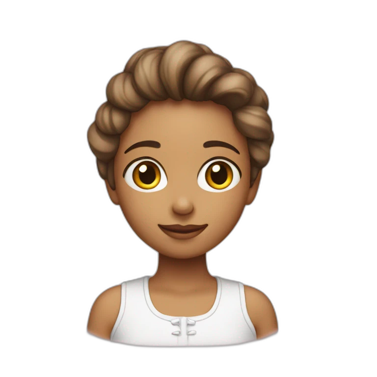 Une étoile avec une fille emoji